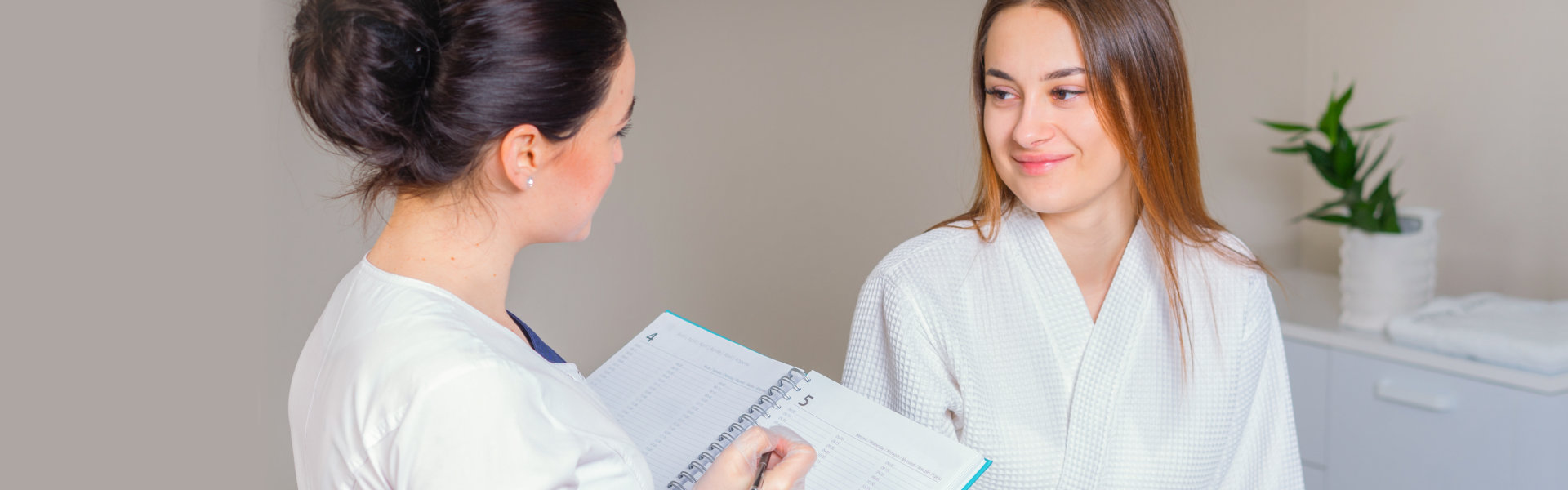 doctor and patient during consultation