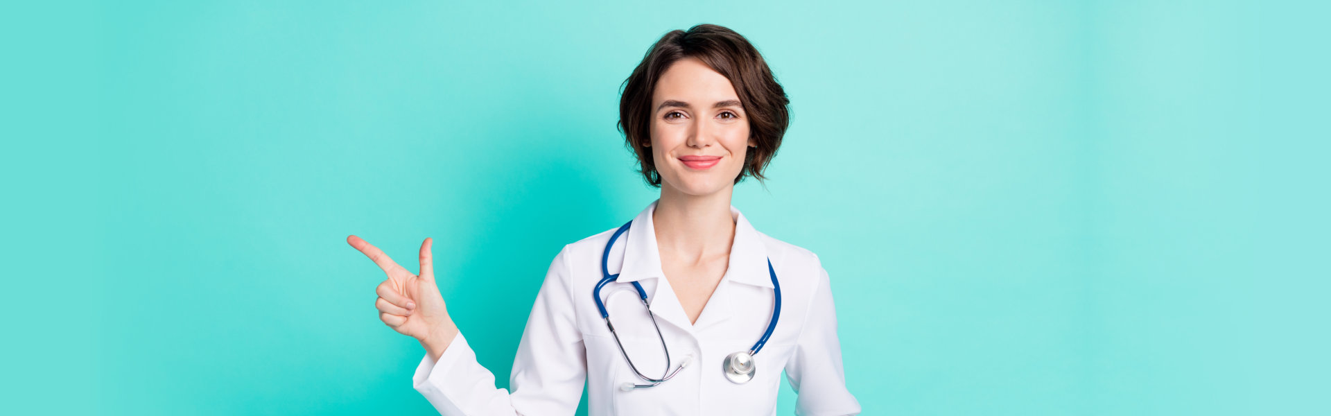 young female doctor smiling